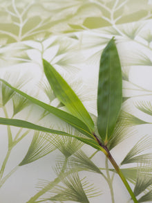 JRD50120W Arabella Green Cream Wallpaper by Ohpopsi