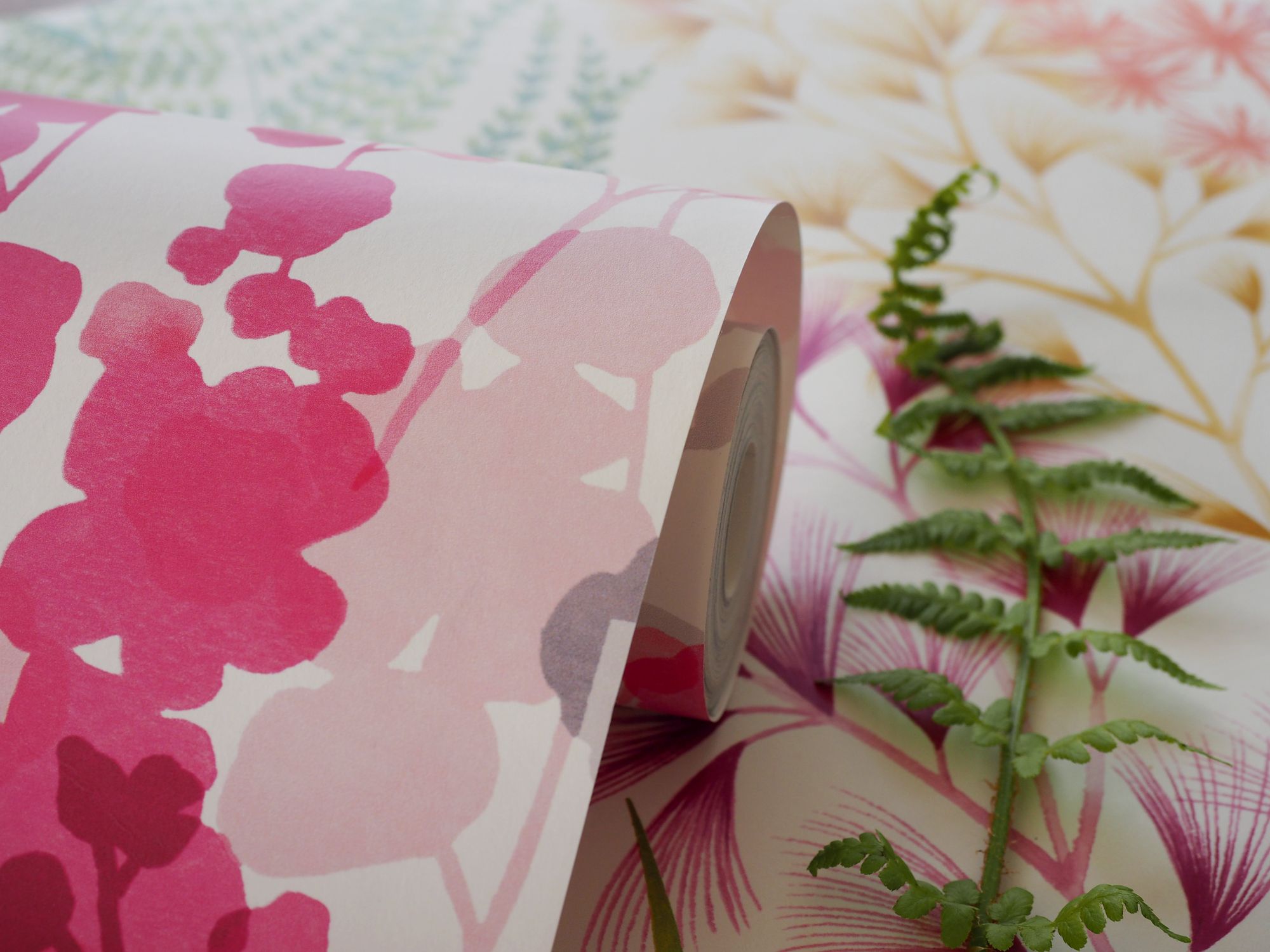 JRD50123W Blossom Raspberry Wallpaper by Ohpopsi