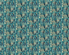 JRD50125W Blossom Teal Natural Wallpaper by Ohpopsi
