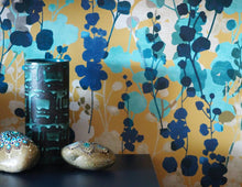 JRD50126W Blossom Royal Mustard Wallpaper by Ohpopsi