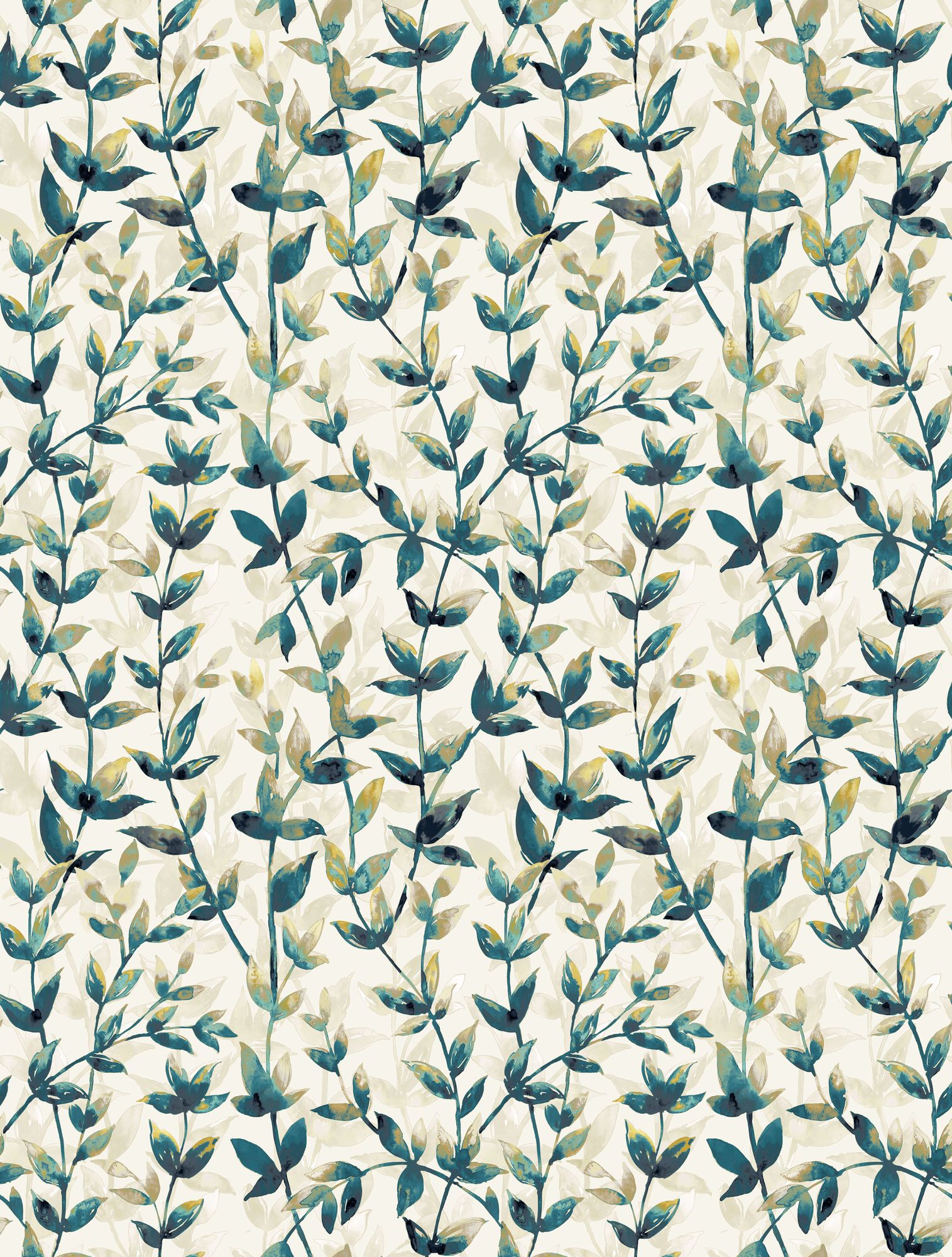 JRD50128W Pomponette Royal Mustard Wallpaper by Ohpopsi