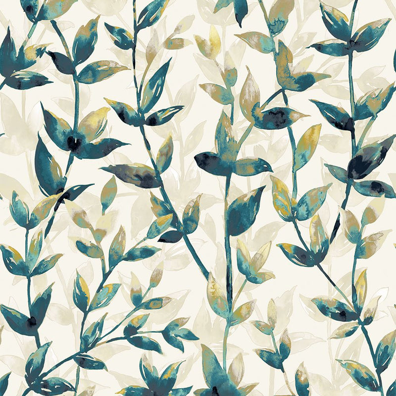 JRD50128W Pomponette Royal Mustard Wallpaper by Ohpopsi