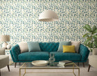 JRD50128W Pomponette Royal Mustard Wallpaper by Ohpopsi