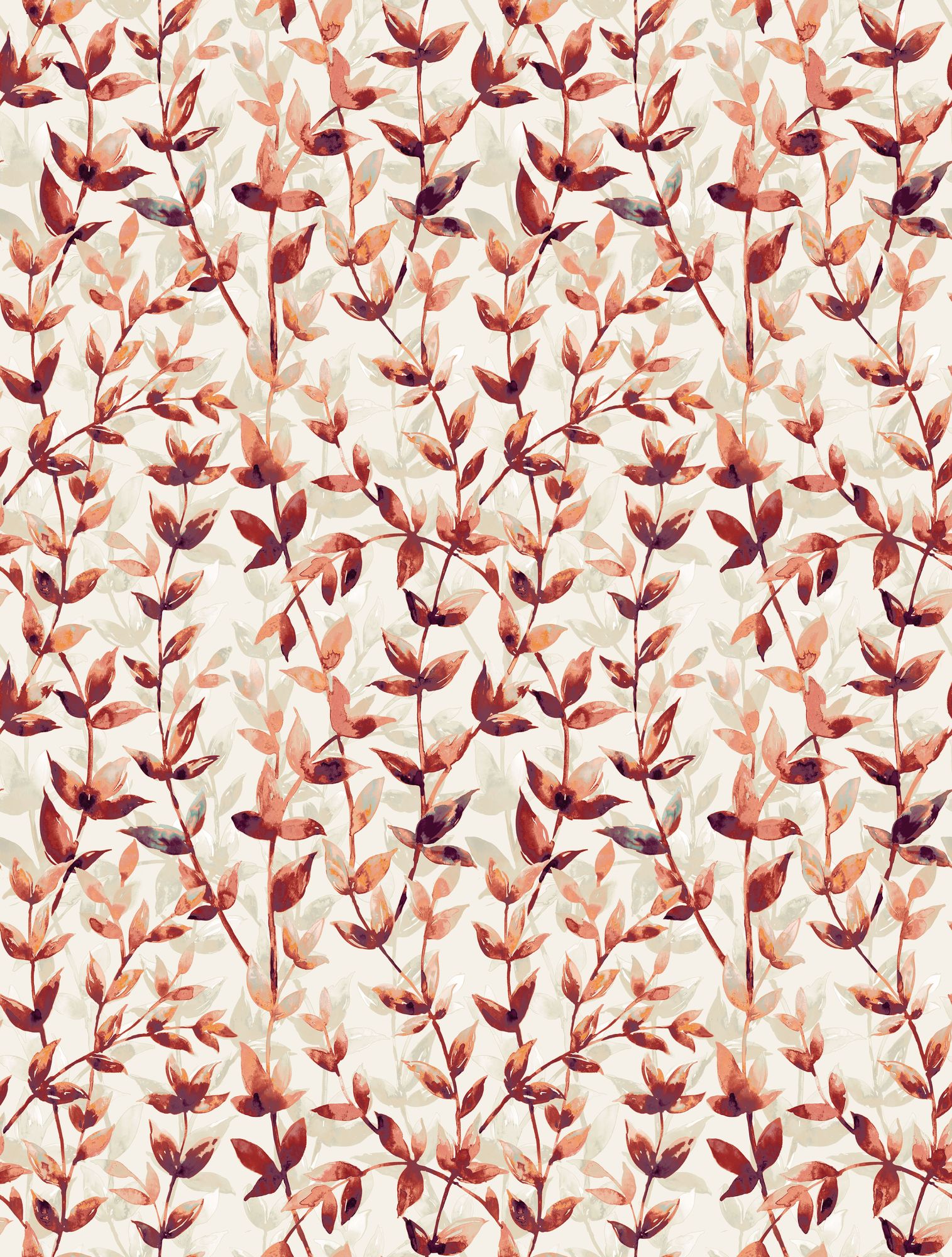JRD50129W Pomponette Russet Wallpaper by Ohpopsi