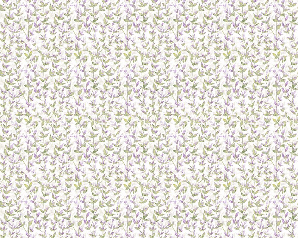 JRD50131W Pomponette Heather Asparagus Wallpaper by Ohpopsi