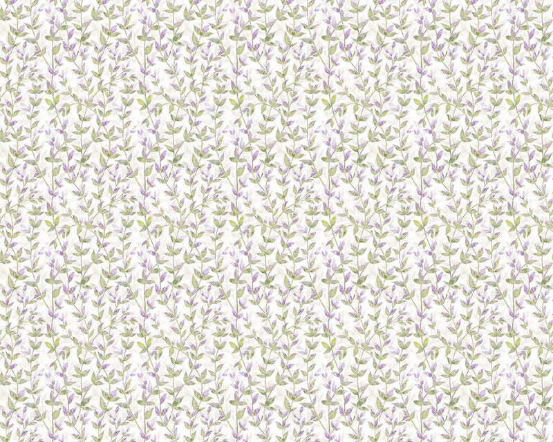 JRD50131W Pomponette Heather Asparagus Wallpaper by Ohpopsi