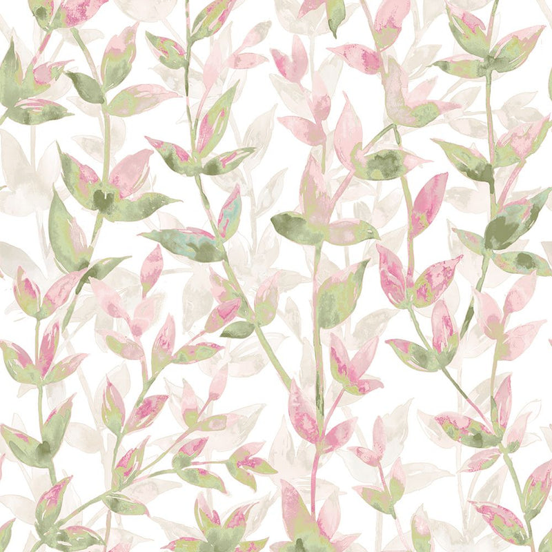 JRD50132W Pomponette Apple Blossom Wallpaper by Ohpopsi