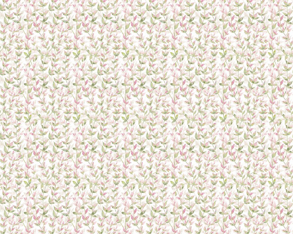 JRD50132W Pomponette Apple Blossom Wallpaper by Ohpopsi