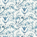 Juna Denim Country Folk Wallpaper by Voyage Maison