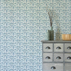 Juna Denim Country Folk Wallpaper by Voyage Maison | JUNA/WPO/DEN