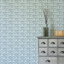 Juna Denim Country Folk Wallpaper by Voyage Maison | JUNA/WPO/DEN