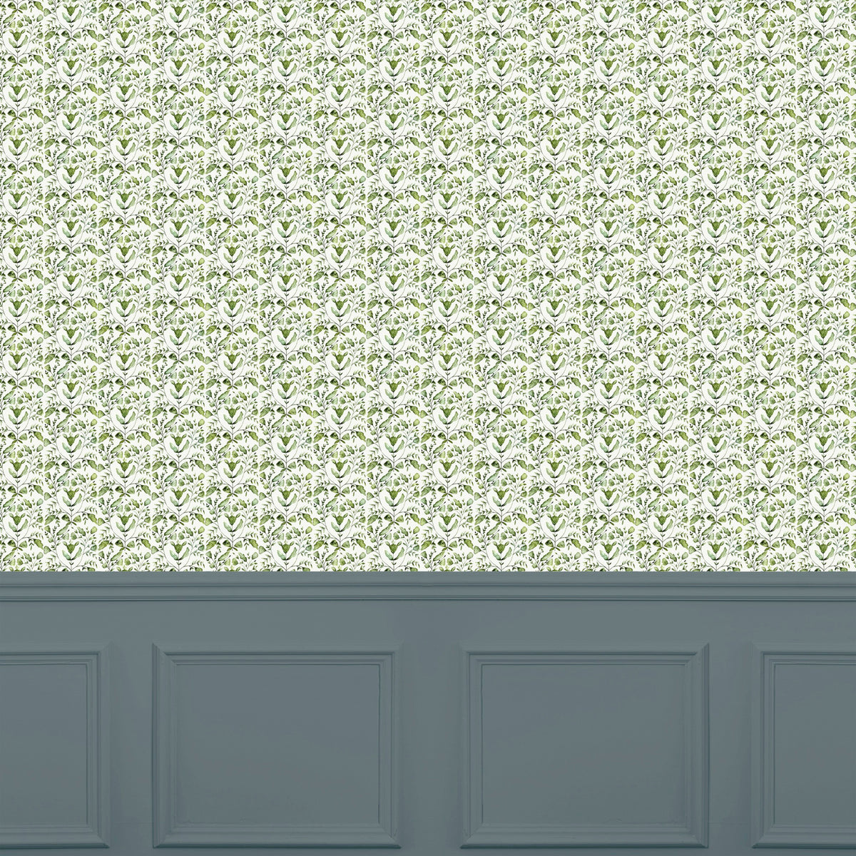 Juna Sage Country Folk Wallpaper by Voyage Maison | JUNA/WPO/SAG