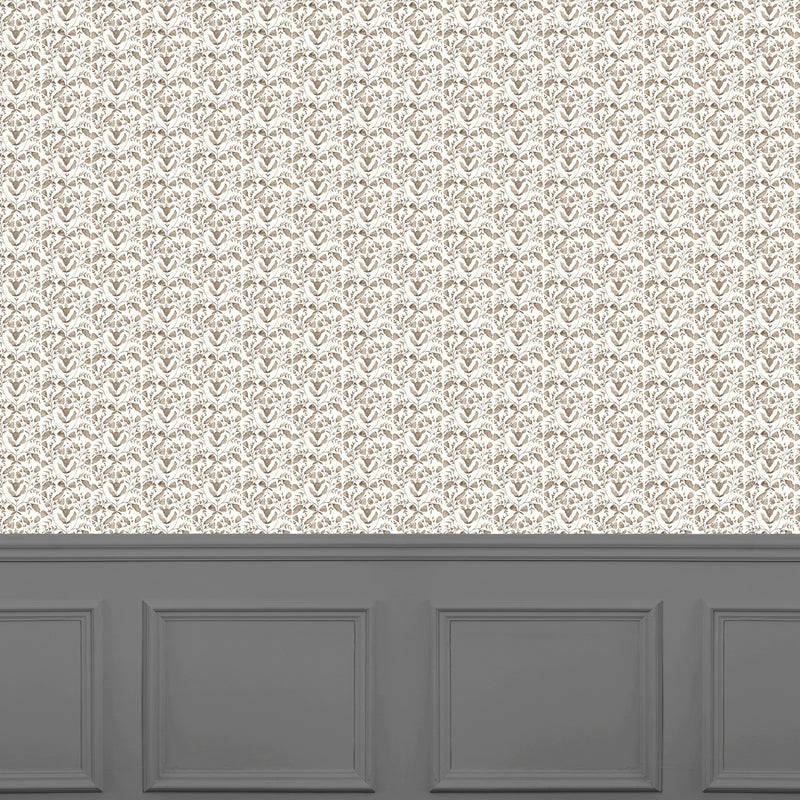 Juna Stone Country Folk Wallpaper by Voyage Maison | JUNA/WPO/STO
