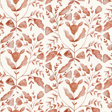 Juna Terracotta Country Folk Wallpaper by Voyage Maison | JUNA/WPO/TER