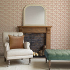 Juna Terracotta Country Folk Wallpaper by Voyage Maison | JUNA/WPO/TER