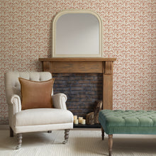 Juna Terracotta Country Folk Wallpaper by Voyage Maison | JUNA/WPO/TER