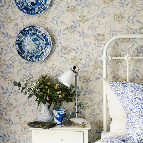 Jasmine Archive III Wallpaper by Morris & Co
