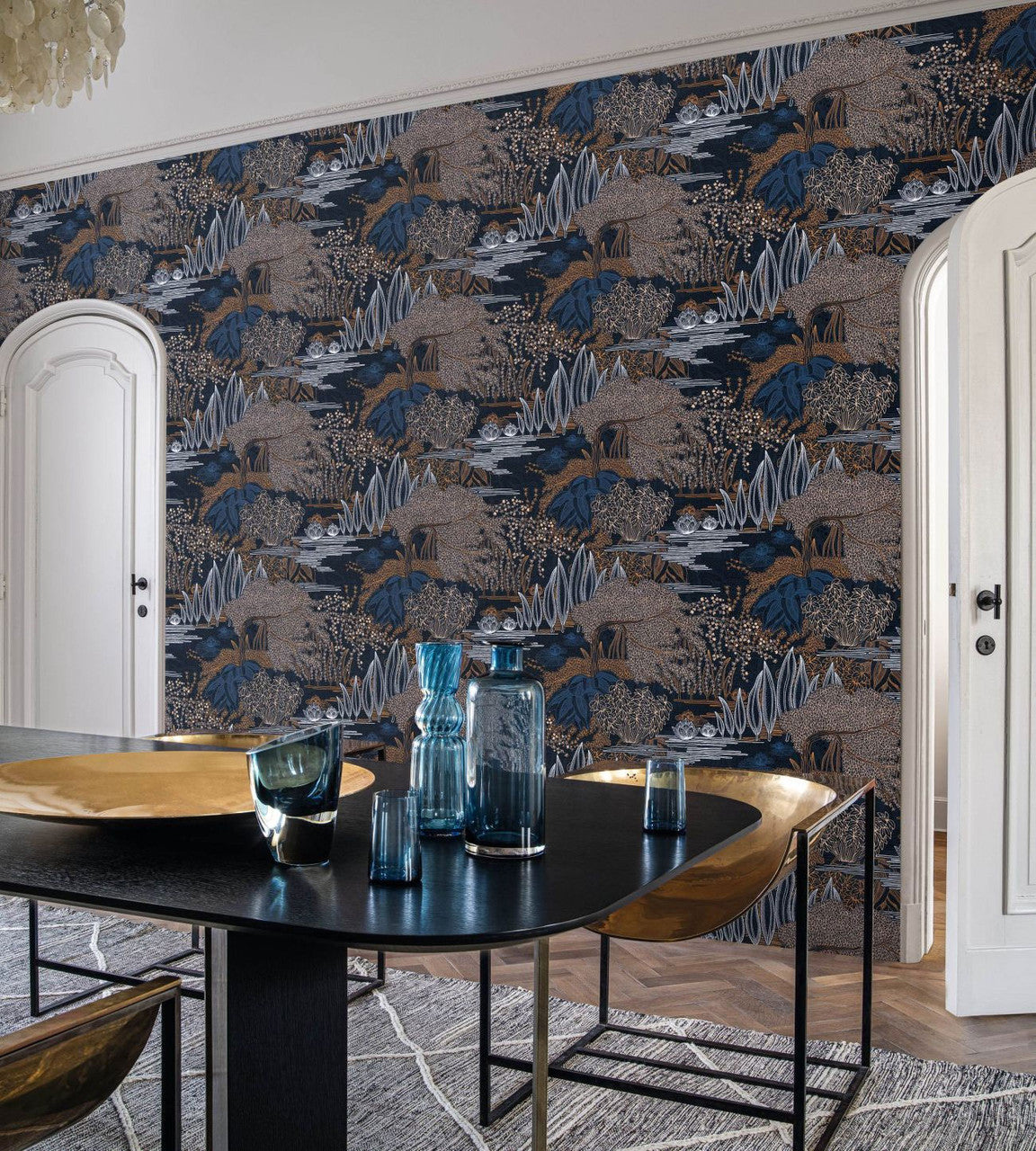 Jasmin Square Jasmin Wallpaper by Casamance