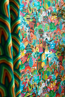 112919 Journey of Discovery Colour 3 Ionian Wallpaper by Harlequin