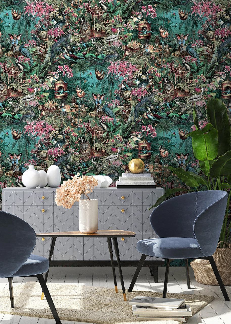 BMPP004/05B Jungle Life Wallpaper by Brand McKenzie
