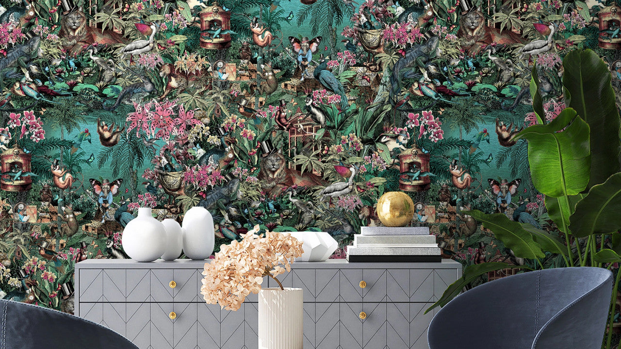 BMPP004/05B Jungle Life Wallpaper by Brand McKenzie
