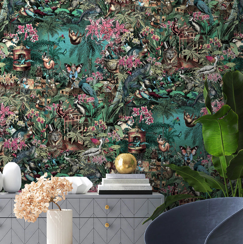 BMPP004/05B Jungle Life Wallpaper by Brand McKenzie