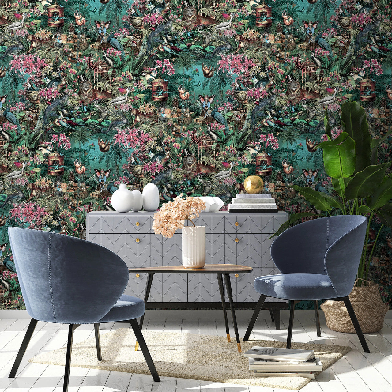 BMPP004/05B Jungle Life Wallpaper by Brand McKenzie