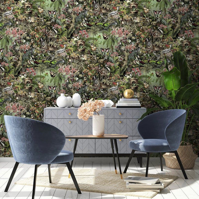 BMPP004/05C Jungle Life Wallpaper by Brand McKenzie