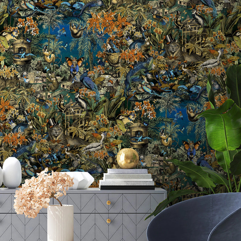 BMPP004/05D Jungle Life Wallpaper by Brand McKenzie