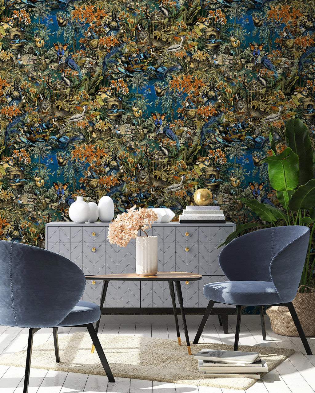 BMPP004/05D Jungle Life Wallpaper by Brand McKenzie