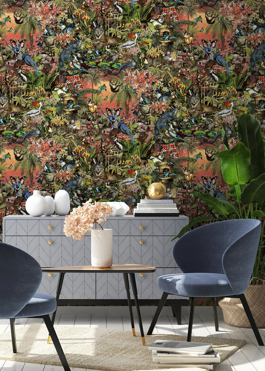 BMPP004/05E Jungle Life Wallpaper by Brand McKenzie