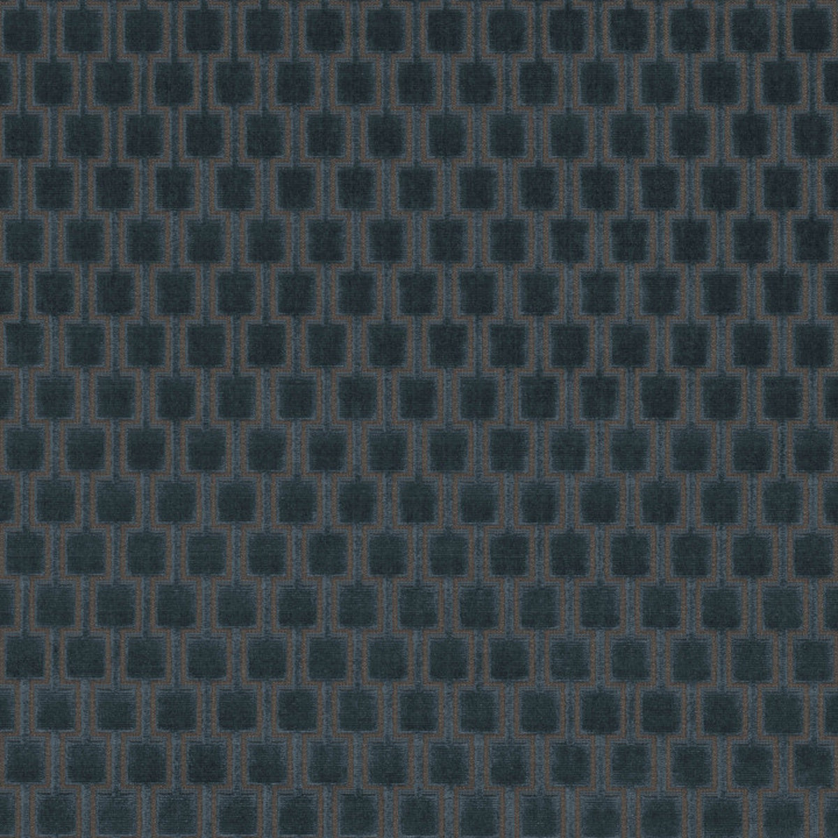 K5096/19 Bakerloo Petrol Fabric by Kirkby Design
