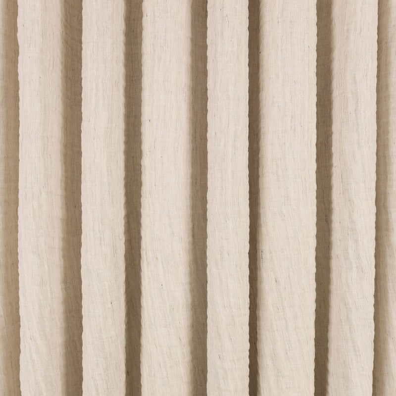 Warp Parchment Fabric by Kirkby Design — draped