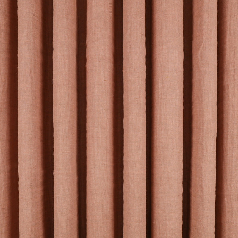 Warp Pink Sand Fabric by Kirkby Design — draped