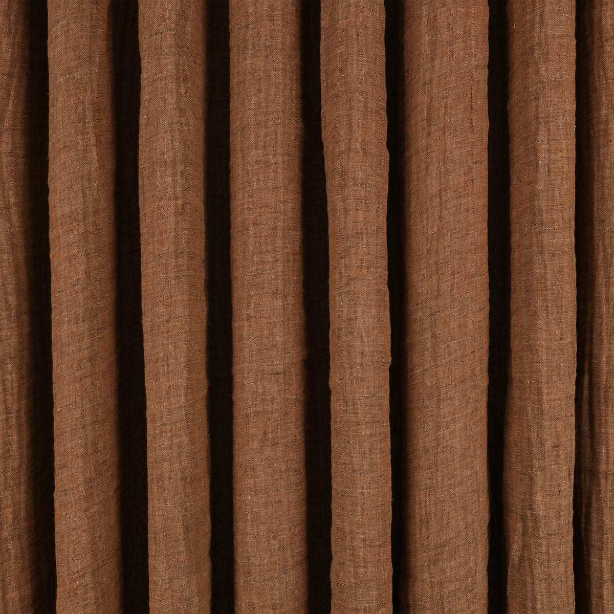 Warp Nutmeg Fabric by Kirkby Design — draped