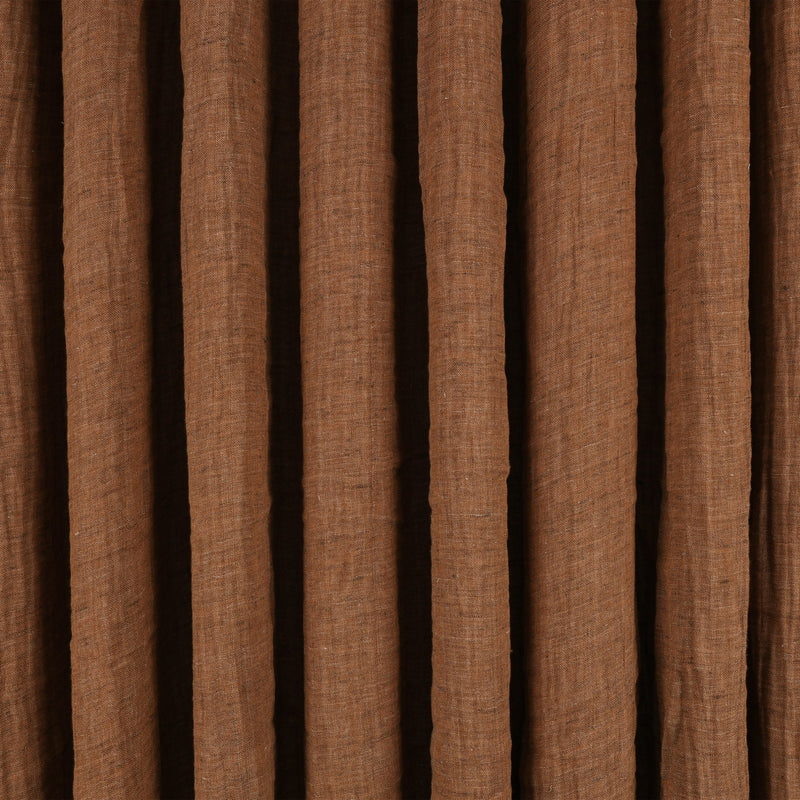 Warp Nutmeg Fabric by Kirkby Design — draped