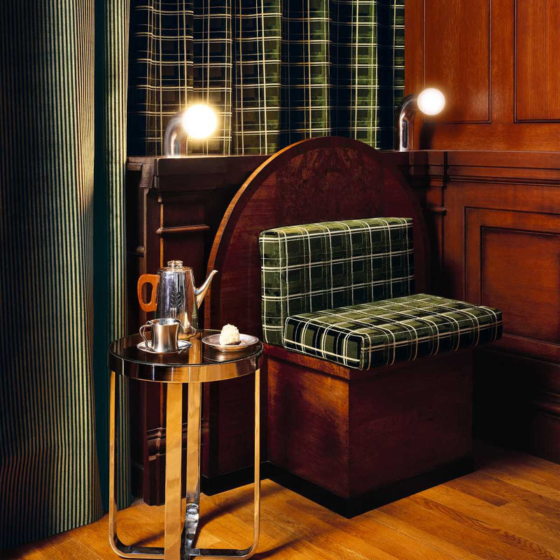 K5383/05 Bromley Pine Green Fabric by Kirkby Design