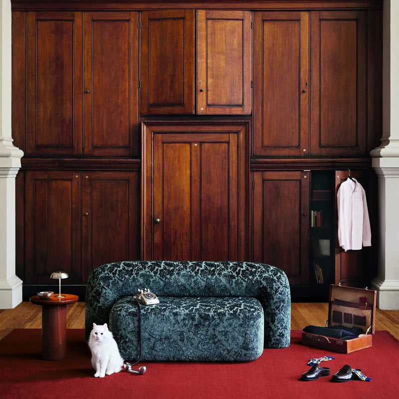 K5384/02 Chalfont Petrol Fabric by Kirkby Design