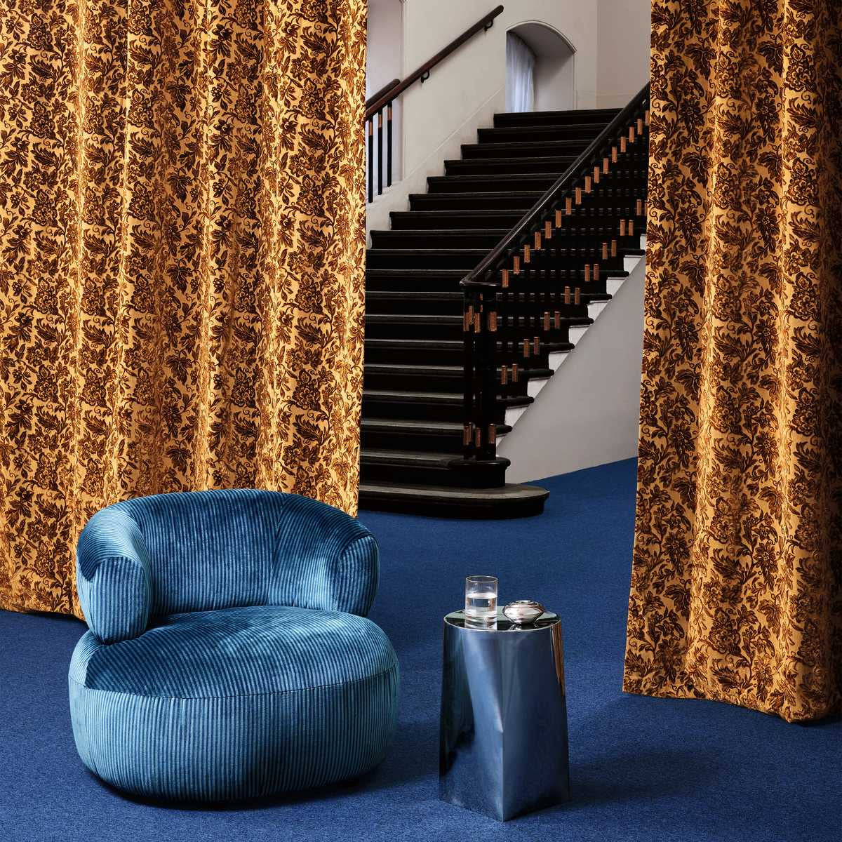 K5384/03 Chalfont Pecan Fabric by Kirkby Design