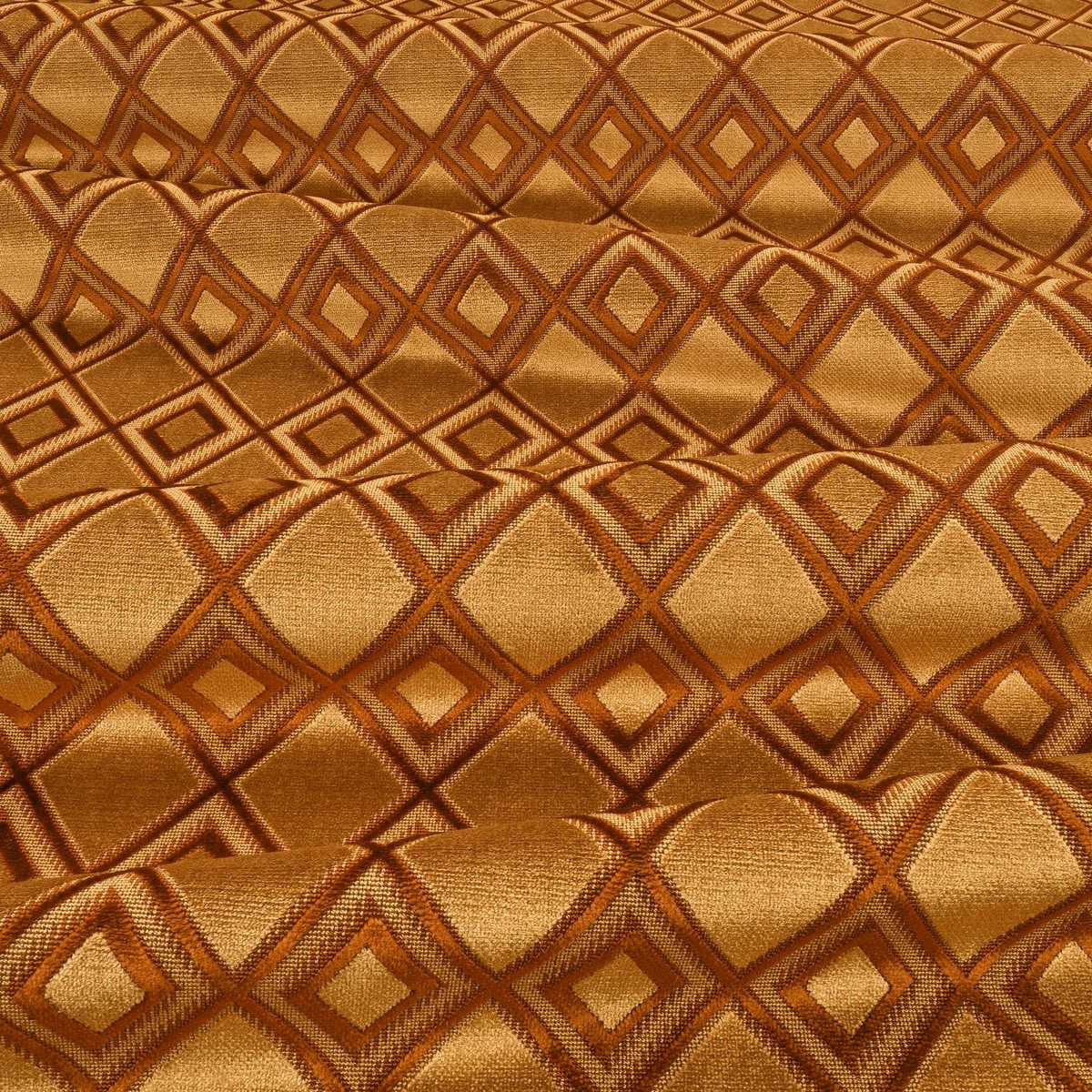 K5387/02 Brent Pecan Fabric by Kirkby Design
