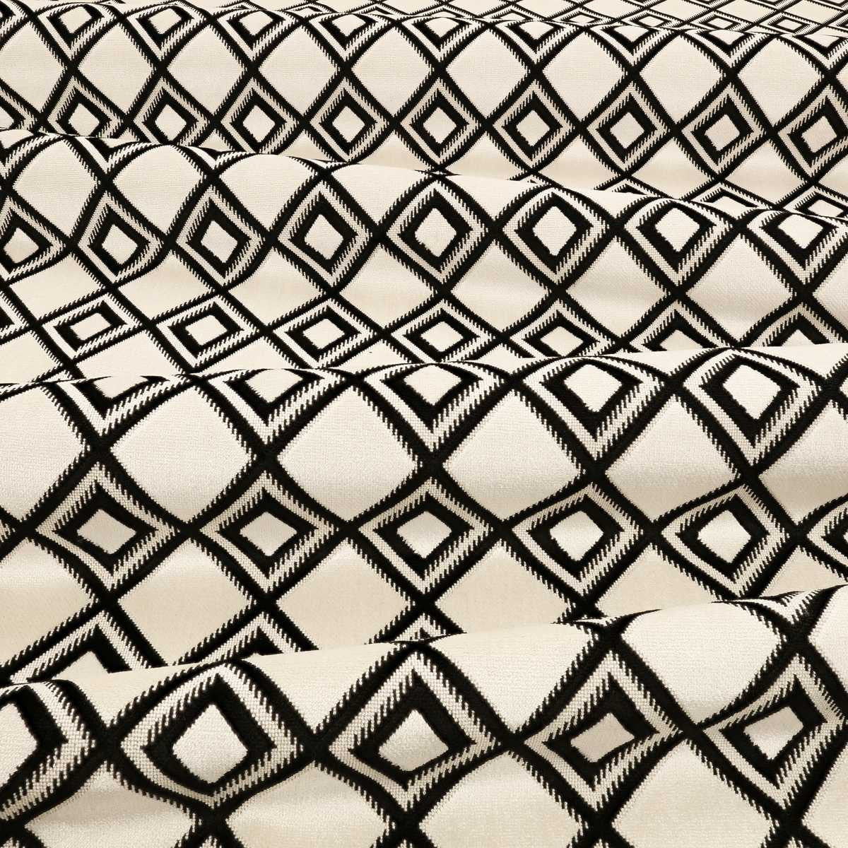 K5387/04 Brent Monochrome Fabric by Kirkby Design