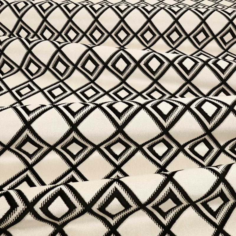 K5387/04 Brent Monochrome Fabric by Kirkby Design