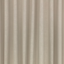 Expo FR Limed Oak Ornate Drapery Fabric by Kirkby Design — draped
