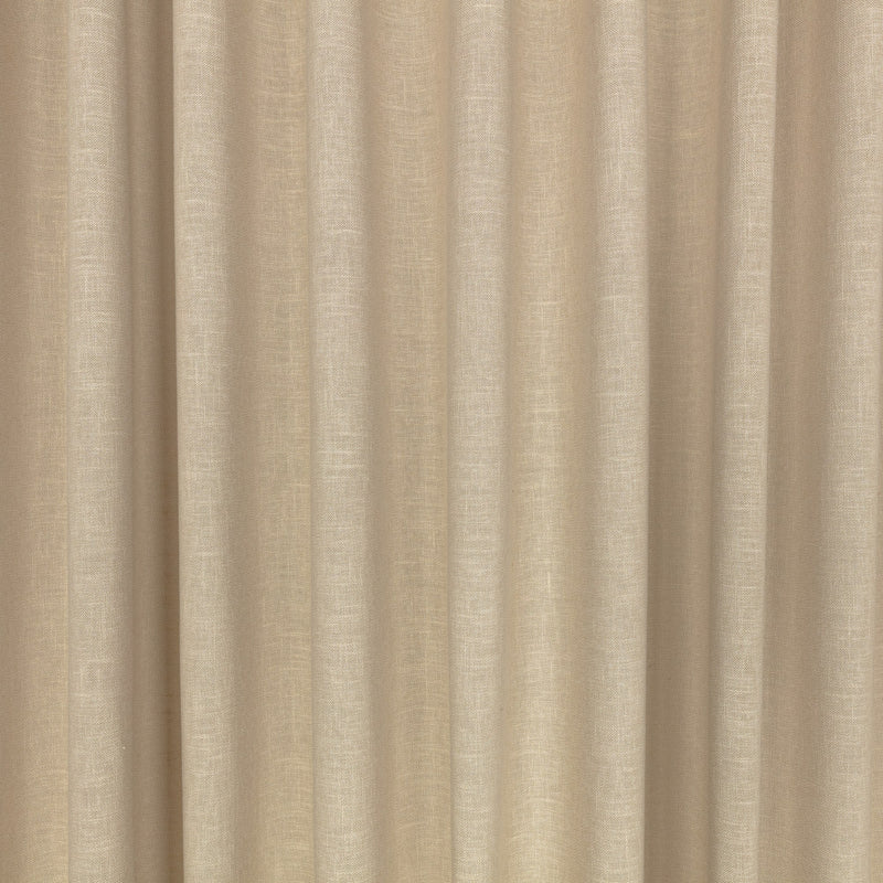 Expo FR Desert Ornate Drapery Fabric by Kirkby Design — draped