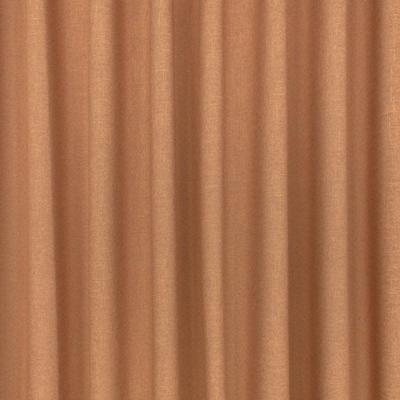 Expo FR Sweet Potato Ornate Drapery Fabric by Kirkby Design — draped