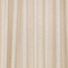 Cosmo FR Flax Ornate Drapery Fabric by Kirkby Design — draped