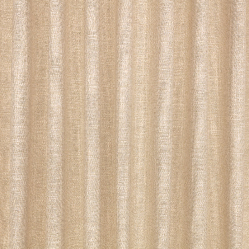 Cosmo FR Natural Ornate Drapery Fabric by Kirkby Design — draped