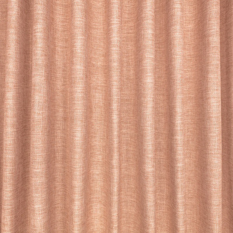 Cosmo FR Pink Sand Ornate Drapery Fabric by Kirkby Design — draped