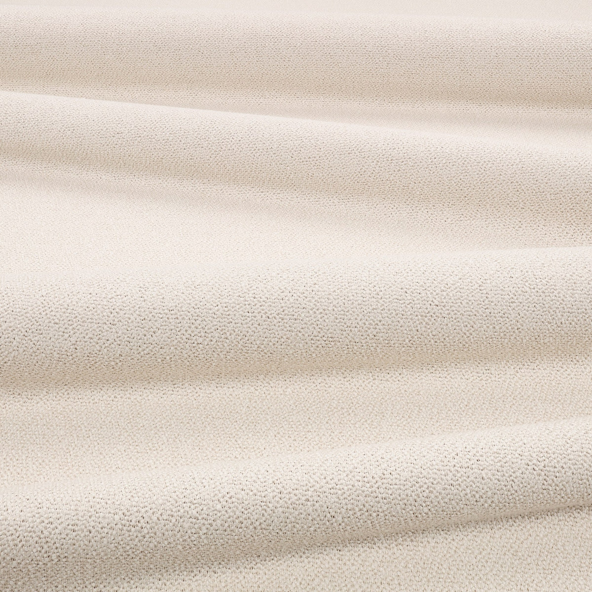 Relief FR Parchment Ornate Drapery Fabric by Kirkby Design — draped