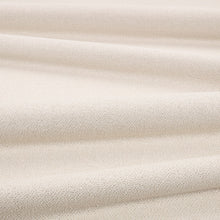 Relief FR Parchment Ornate Drapery Fabric by Kirkby Design — draped